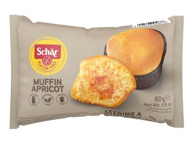 Keksiukas SCHAR, abrikosų skonio, be glitimo, 50 g