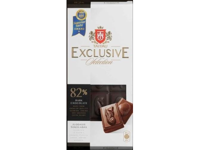 Šokoladas TAI TAU 82%, juodas, 100 g