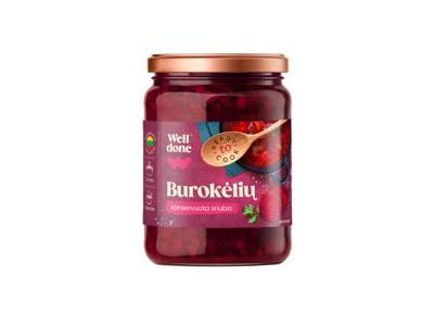 Konservuota burokėlių sriuba WELL DONE, 480 g
