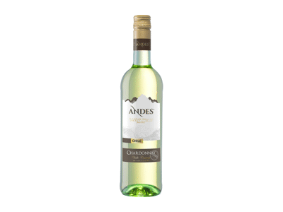 Baltasis sausas vynas ANDES CHARDONNAY, 750 ml