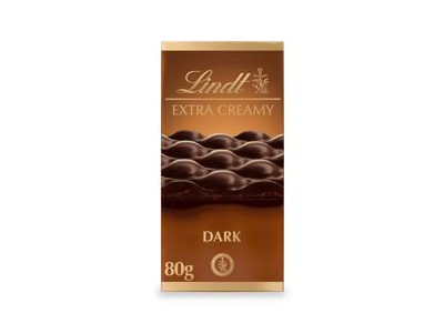 Juodasis šokoladas LINDT EXTRA CREAMY, 80 g