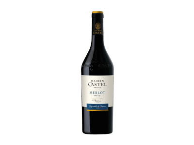 Raudonas sausas vynav MAISON CASTEL MERLOT 14 %, 750 ml