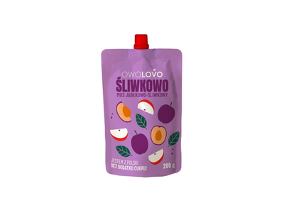 OWOLOVO Obuolių ir slyvų tyrė 200 g
