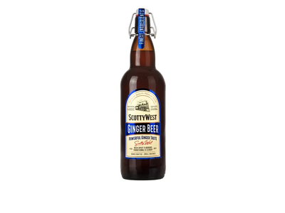 Imbierų skonio gaivusis gėrimas SCOTTY WEST ORIGINAL GINGER BEER, 1 l