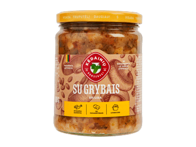 KĖDAINIŲ KONSERVŲ FABRIKO sriuba su grybais, 480 g