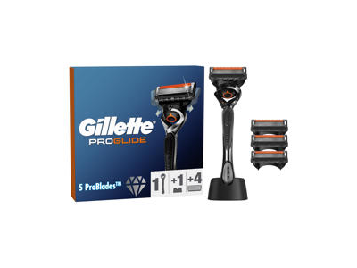 Skustuvas GILLETTE FUSION PROGLIDE + sk. galvutės 4vnt.
