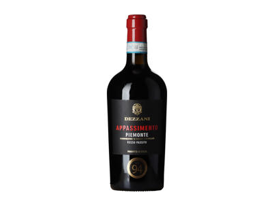 Raudonasis pusiau sausas vynas DEZZANI APPASSIMENTO PIEMONTE D.O,C.,  750 ml