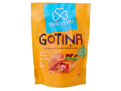 Pieniški saldainiai Karvutė, klasikiniai, 250 g
