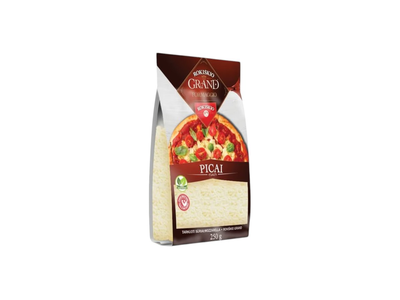 Tarkuoti sūriai picai ROKIŠKIO GRAND 44%, 250 g