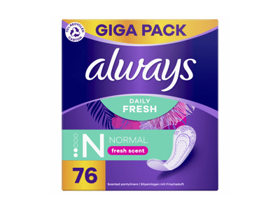 Higieniniai įklotai ALWAYS Normal, Fresh Scent, 76 vnt.