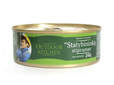 Troškinta kiauliena STATYBININKŲ STIPRUMAS, 240 g