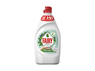 Indų ploviklis FAIRY Sensitive Tea Tree&Mint, 450ml