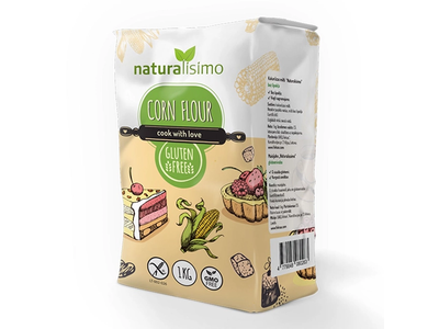 Kukurūzų miltai NATURALISIMO be glitimo, 1 kg