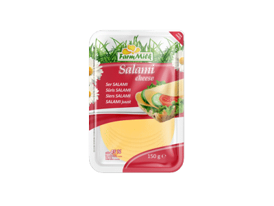 SALAMI sūris 45% FARM MILK riek. 150g, 150 g