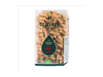 Ek. visų grūdo d. makaronai DELVERDE FUSILLI,Nr.146(sraigt.), 500 g
