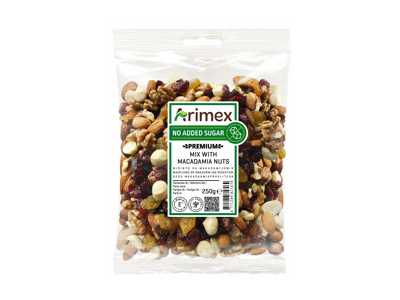 Džiovintų uogų ir riešutų mišinys ARIMEX, 250 g