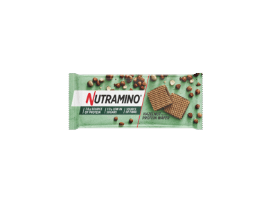 Baltyminiai vafliai NUTRAMINO, riešutų ir šokolado skonio, 39 g