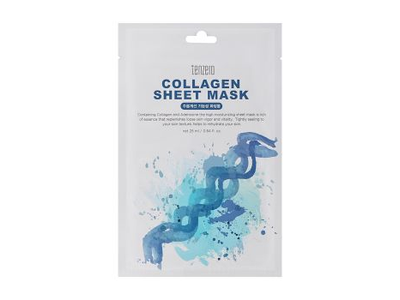 TENZERO COLLAGEN lakštinė veido kaukė, 25 ml