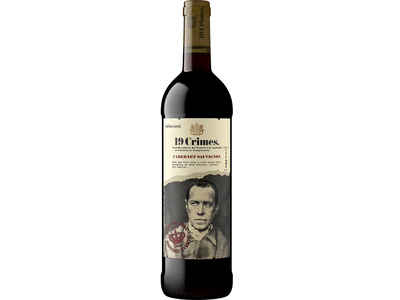 Vynas 19 CRIMES Cabernet Sauvignon, raudonas, sausas, 13.5 %, 0,75 l