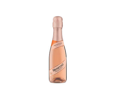 Putojantis vynas MIONETTO PROSECCO DOC ROSE, rožinis, sausas, 11%, 0,2 l