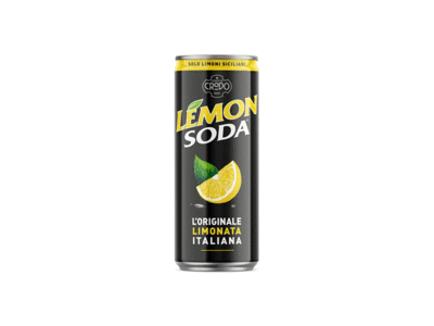 Gazuotas gėrimas CRODO LEMON SODA, 330 ml