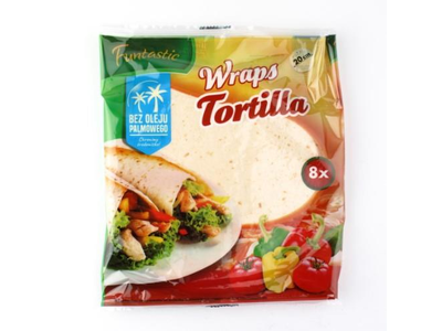 Tortilijos FUNTASTIC, 20cm x 8vnt, 296 g