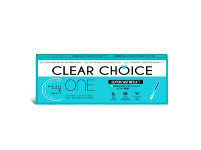 Nėštumo testas CLEAR CHOICE ONE, juost., 1vnt