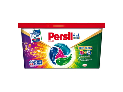 Skalbimo kapsulės PERSIL DISCS Color, 13 skalbimų