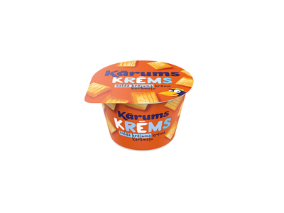 Karamelės skonio grietinėlės kremas KARUMS, 150g