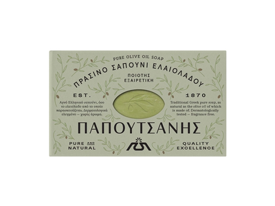 Gabalinis tualetinis alyvuogių muilas PAPOUTSANIS, 125 g