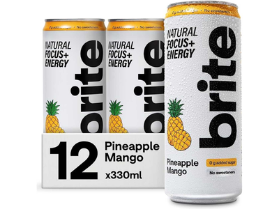 Ananasų ir mangų skonio funkcinis gėrimas BRITE, 12x330ml