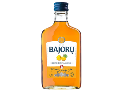 Degtinė BAJORŲ ir SVARAINIAI, 32%, 0,2l
