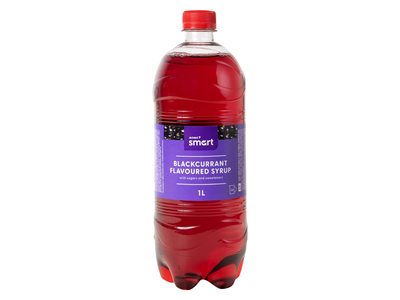 Juodųjų serbentų sk. sirupas RIMI SMART, 1 l