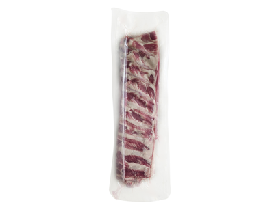 Kiaulienos šonkauliai, su mėsa, pjauti pusiau, vakuume, ~1,8 kg, KKM
