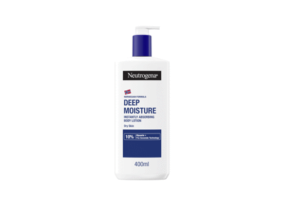 Kūno losjonas NEUTROGENA DEEP MOISTURE sausai odai, 400 ml