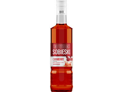 Degtinė SOBIESKI, spanguolių skonio,40%, 0,5 l