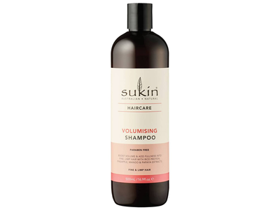 Apimtį didinantis šampūnas SUKIN, 500 ml