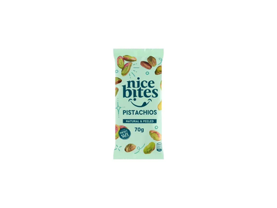 Išlukštentos pictacijos NICE BITES, 70 g