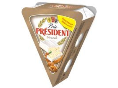 Bri sūris PRESIDENT su baltuoju pelėsiu, 60 % rieb. s. m., 125 g