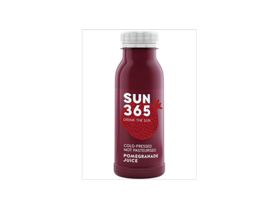 Nepasterizuotos granatų sultys SUN365, 250 ml