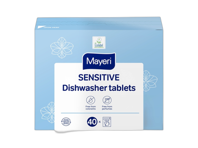 Tabletės indaplovėms Mayeri 40vnt. Sensitive