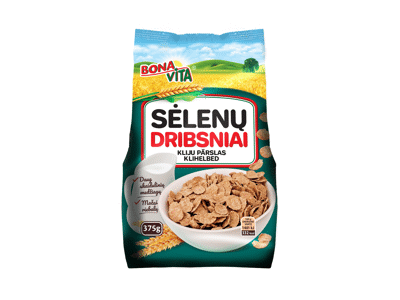 Sėlenų dribsniai BONA VITA, 375 g