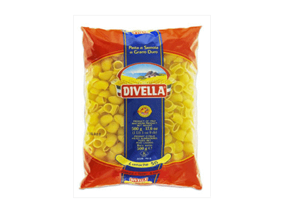 Makaronai DIVELLA LUMACHE Nr. 50, 500 g