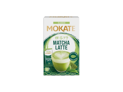 Mokate Matcha latte žaliosios arbatos gėrimas , 6 x 14g