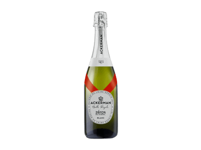 Putojantis nealkoholinis vynas ACKERMAN BULLE ROYALE ZERO BLANC, 0%, 0,75 l