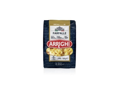 Makaronai ARRIGHI, kaspinėliai, Nr. 58, 500 g