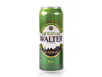 Šviesusis alus WALTER 4,2%, 0,5l