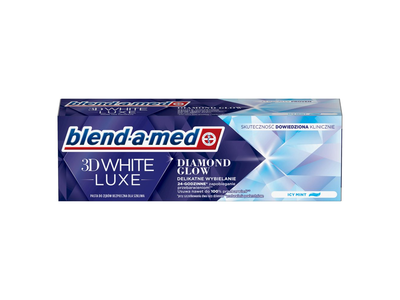 Dantų pasta BLEND A MED 3D White Luxe Diamond Glow, 75ml