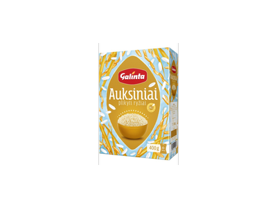 Auksiniai plikyti ryžiai GALINTA, 4x100 g