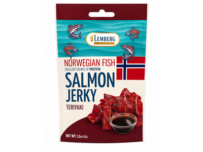 Vytinta lašišos filė JERKY TERIYAKI, 42 g